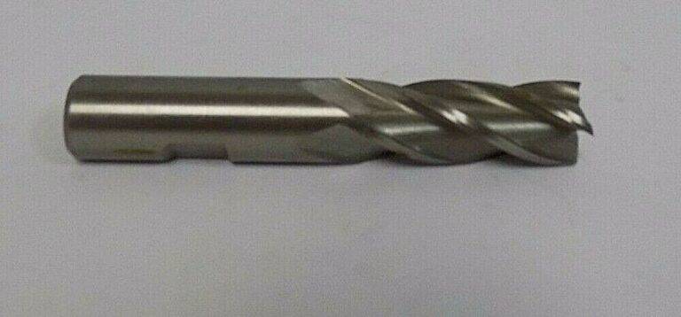 Interstate Single End Mill 5/8" x 1-5/8 x 3-3/4" 4FL HSS Uncoated Qty.3 7203055