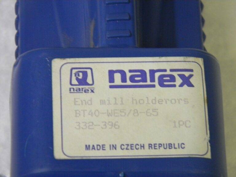 Narex BT40 Taper Shk End Mill Holder WE5/8"-65 2.5” Proj 1-21/32” Nose 332396