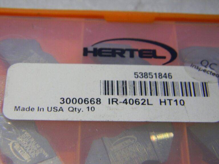 Hertel Carbide Double Grooving Inserts IR-4062L Grade HT10 Qty 10 3000668
