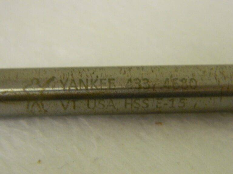 Yankee HSS 6 Flute Chucking Reamer 0.468" Diameter 72034689