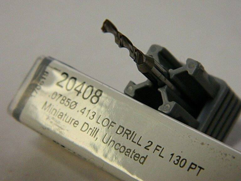 Harvey Tool 130* Drill Point Angle Uncoated SC Micro Drill Bit QTY 3 20408