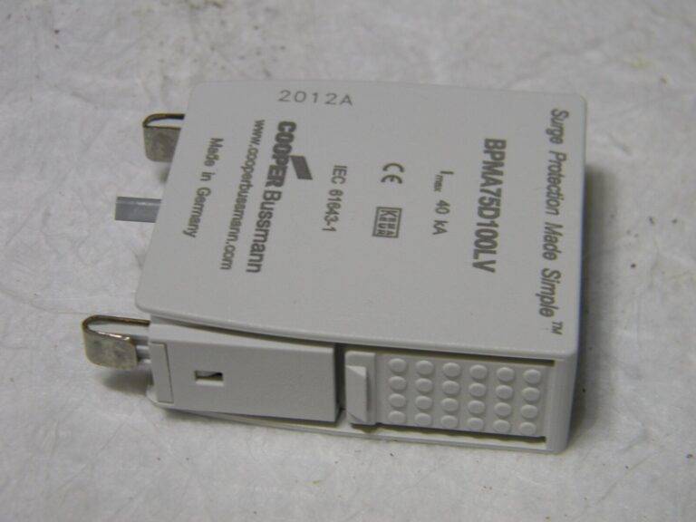 Cooper Bussmann Hardwired Surge Protector 1Pole 1PH 100DC/75AC BPMA75D100LV
