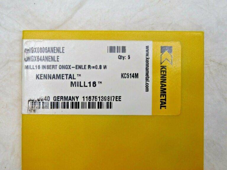 Kennametal Carbide Milling Inserts ONGX64ANENLE Grade KC514M Qty 3 6019340