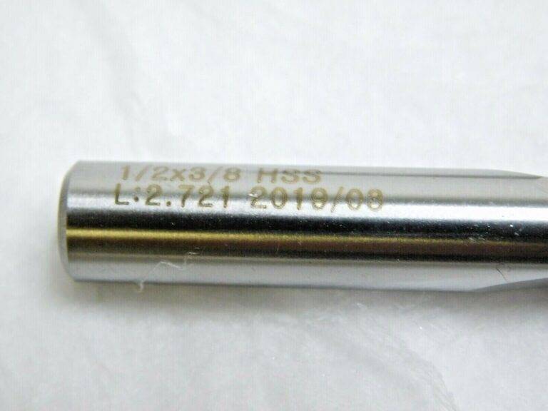 Square End Mills HSS 1/2" x 13/16" LOC x 3/8" SD x 2-1/2" OAL 2FL Qty 2 27646