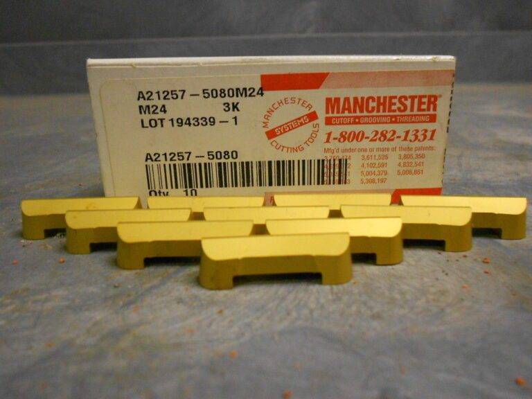 Manchester Cutting Tools Indexable Carbide Grooving Inserts QTY 10