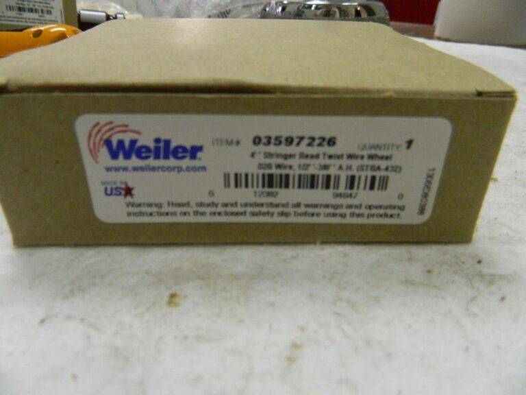 Weiler Knotted Steel Wheel Brush QTY 5 STBA-432