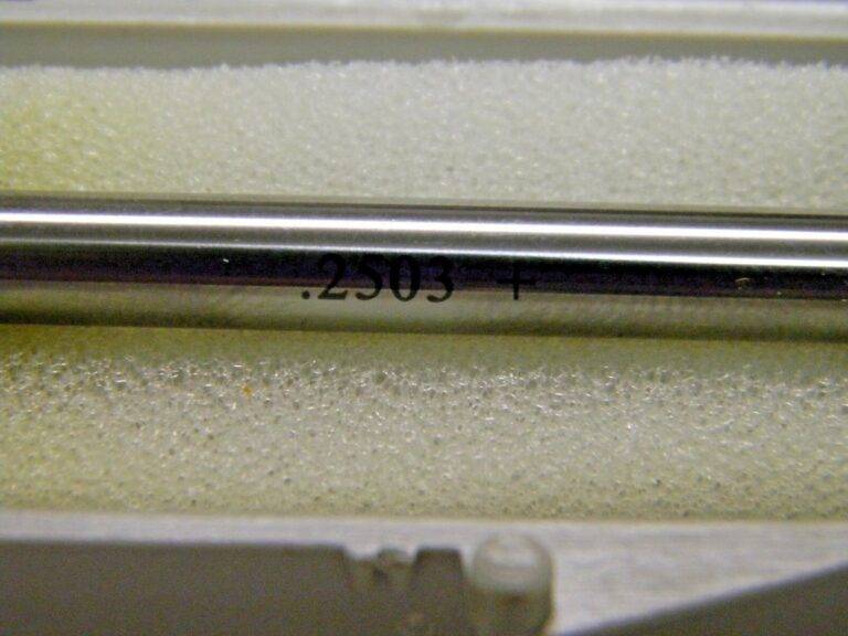 Vermont Gage Pin Gage Class X Minus 0.2503" Diameter Plug Lot of 2 2141225030