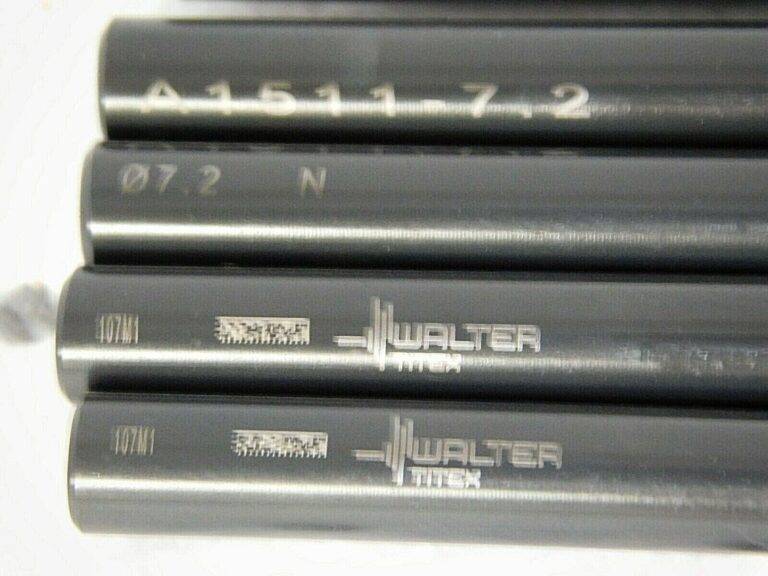 Walter-Titex 7.2mm 118° Point Spiral Flute Taper Length Drill Bit QTY 5 5061700