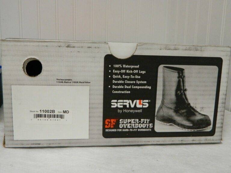 SERVUS Honeywell Super-Fit Overboots Black Waterproof Size Medium 11002B