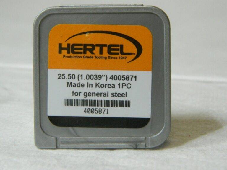 Hertel Replaceable Drill Tip Series HMD 25.5mm Diam Grade HC225MD 140° 4005871