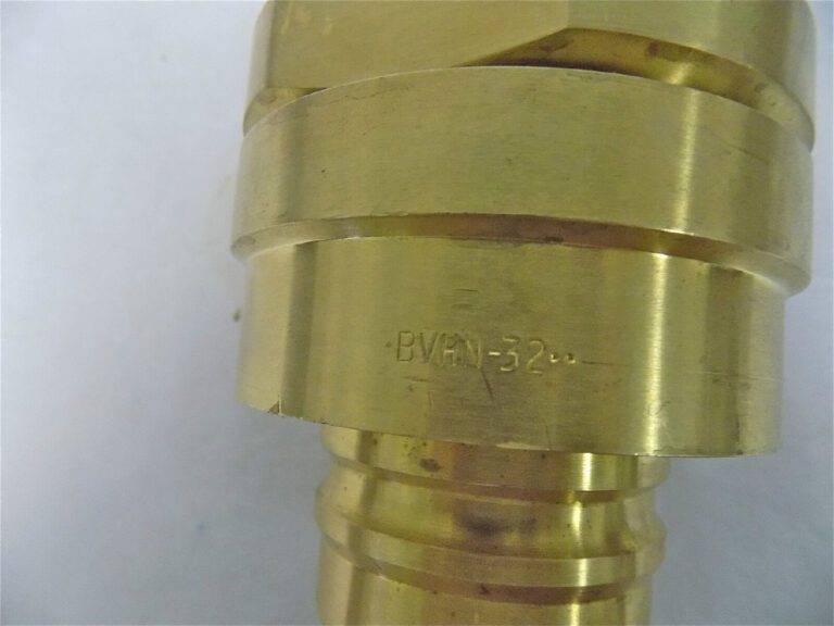 Parker 2" Brass Nipple Valved Female Coupler 2"-11-1/2 NPTF 3.72"OAL LBVHN32-32F