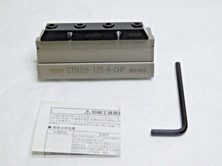 Tungaloy Tool Block for EFP Blades 6mm CW x 110.0mm OAL CTBU25-120-6-CHP 6734882