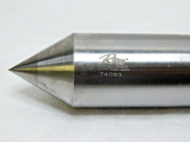 Riten Carbide-Tipped Steel Standard Point Solid Dead Center 6-1/2" OAL 74093