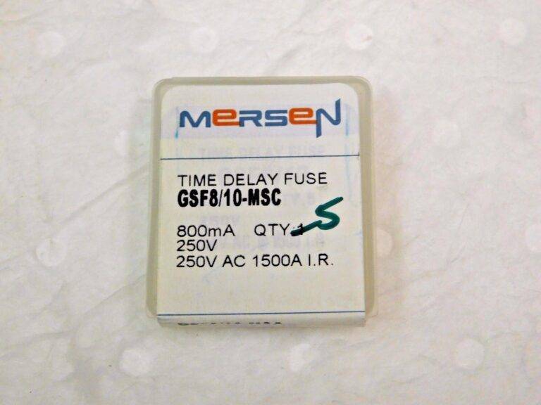 Mersen Time Delay Miniature Ceramic Fuse 250V 0.80A Qty 10 GSF8/10