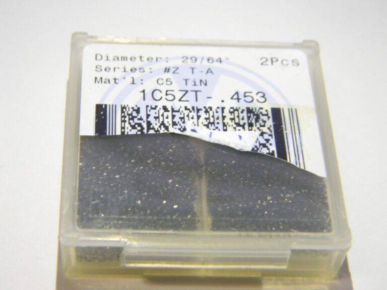 Allied Machine & Engineering 29/64" TiN Carbide Drill Inserts QTY 2 1C5ZT-.453