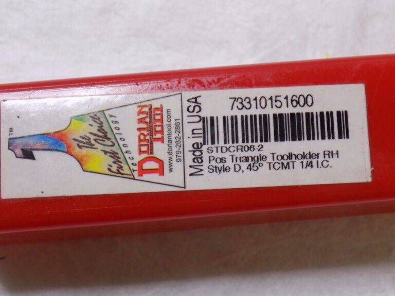 Dorian Tool 2 Position Triangle Turning Toolholder 1/4" IC RH Style D 45º 51600