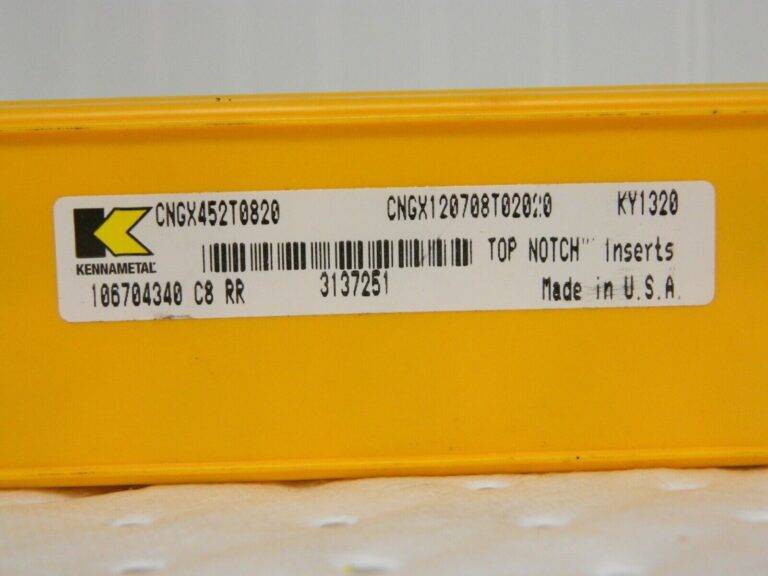 Kennametal Top Notch Ceramic Inserts CNGX452T0820 KY1320 QTY 10 3137251