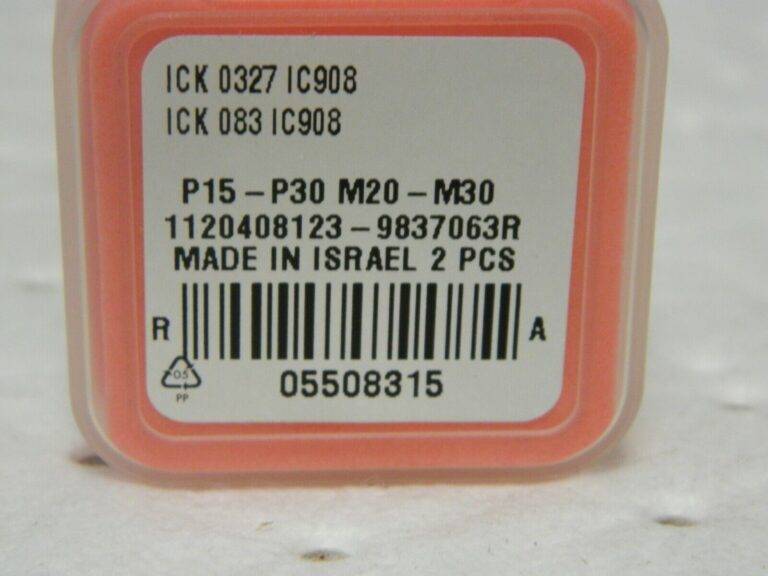 Iscar Replaceable Drill Tip Series ICK 0.327" Diam Grade IC908 140° 5508315