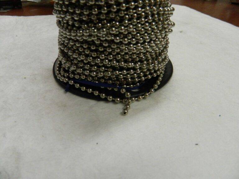 Professional 01727072 #10 Trade Size Brass Ball Chain 100'