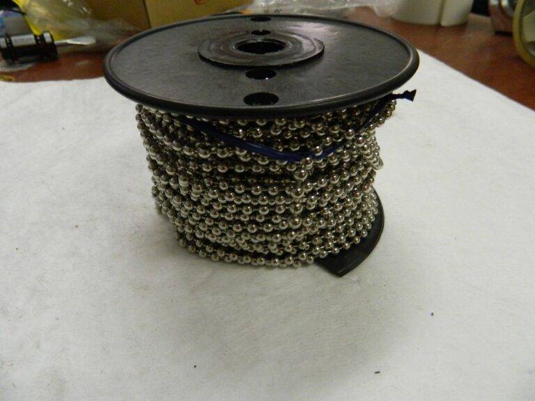 Professional 01727072 #10 Trade Size Brass Ball Chain 100'