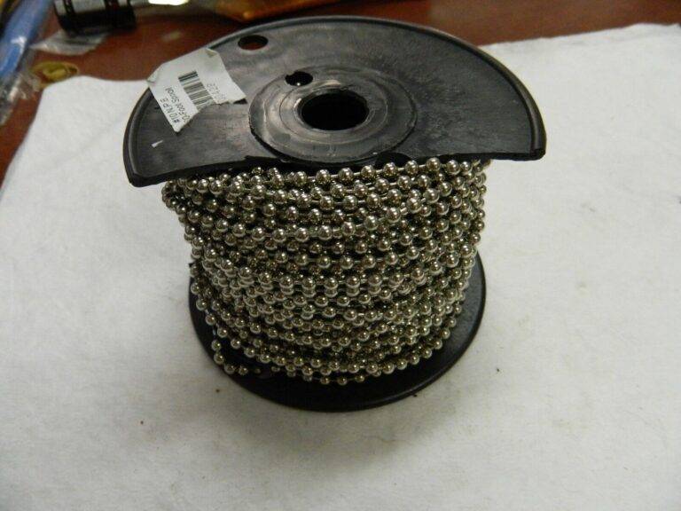Professional 01727072 #10 Trade Size Brass Ball Chain 100'