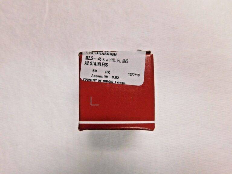 Hodell-Natco Machine Screw M2.5 x 0.45 x 5mm 50 Pack Lot of 14 #MAPFM00250005CP