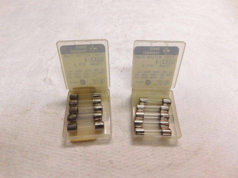 Ferraz Shawmut Gould Fast Acting Miniature Glass Fuse 250V 0.75A Qty. 2 GGX3/4