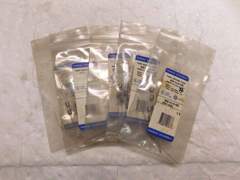 Ferraz Shawmut Fast Acting Mini Glass Fuse 350V 0.25A 10PK #SMG-V1/4