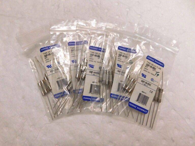 Ferraz Shawmut Time Delay Miniature Ceramic Fuse 250V 8A 10PK #GSF-V8