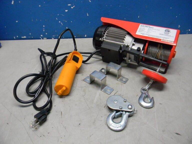 Nuline Mini Electric Hoist 220/440 lb capacity 110V