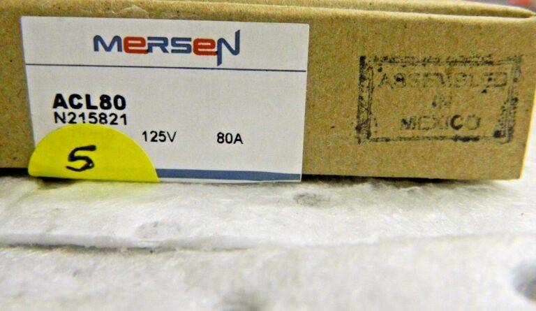 Mersen Ferraz Shawmut Forklift & Truck Fuses 80A 125V Qty. 5 #ACL80