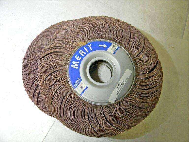 Merit Grind-O-Flex Flap Wheel10"x1.5"x1.75" 80 Grit 4000 RPM Qty-2 08834124023