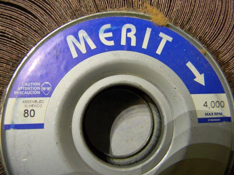 Merit Grind-O-Flex Flap Wheel10"x1.5"x1.75" 80 Grit 4000 RPM Qty-2 08834124023