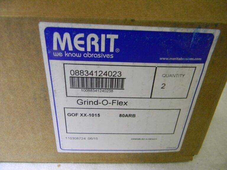 Merit Grind-O-Flex Flap Wheel10"x1.5"x1.75" 80 Grit 4000 RPM Qty-2 08834124023