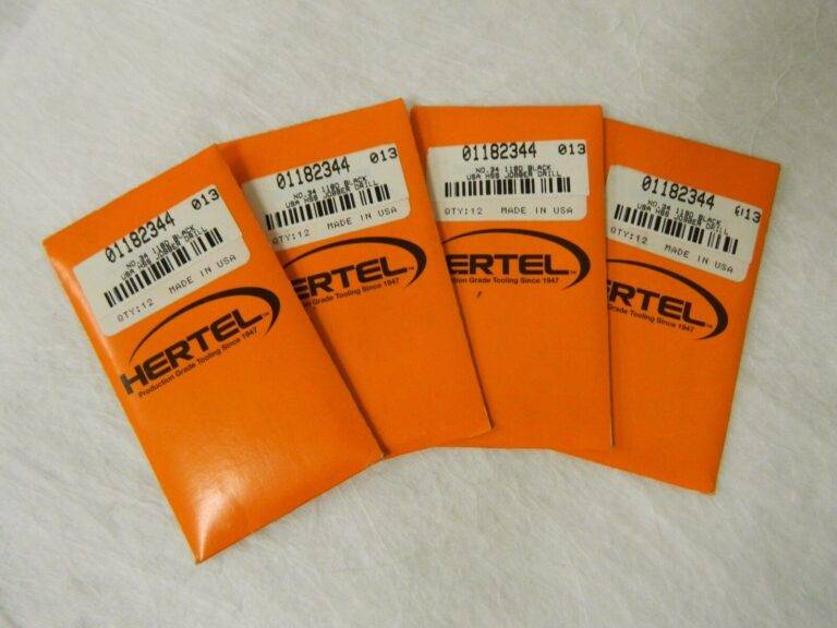 Hertel Jobber Drills #34 118° Point Oxide Finish HSS 48-Pack #71206510