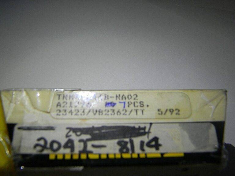 Newcomer Carbide Inserts TNMA 544B Grade NA02 Qty. 7