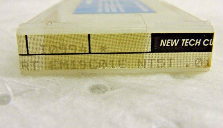 New Tech Cutting Carbide Inserts EM19C01-E NT5T.01 Grade I0994 Qty. 10