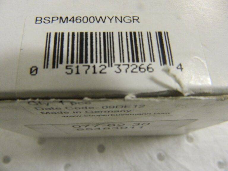 Cooper Bussmann Thermoplastic Hardwired Surge Protector 20 kA 4P BSPM4600WYNGR