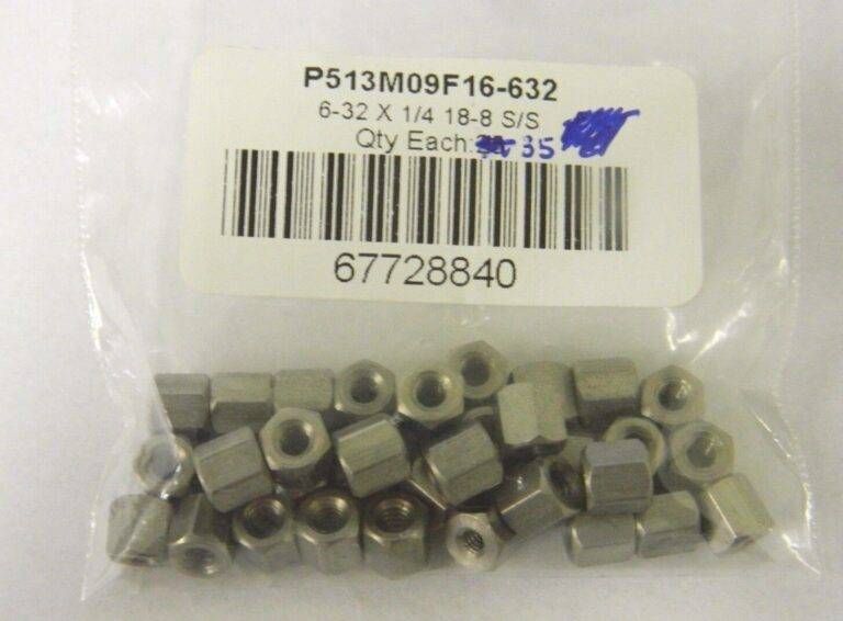 Electro Hardware P513m09f16-632 1/4" F Ss Circuit Board Standoffs Lot of 35