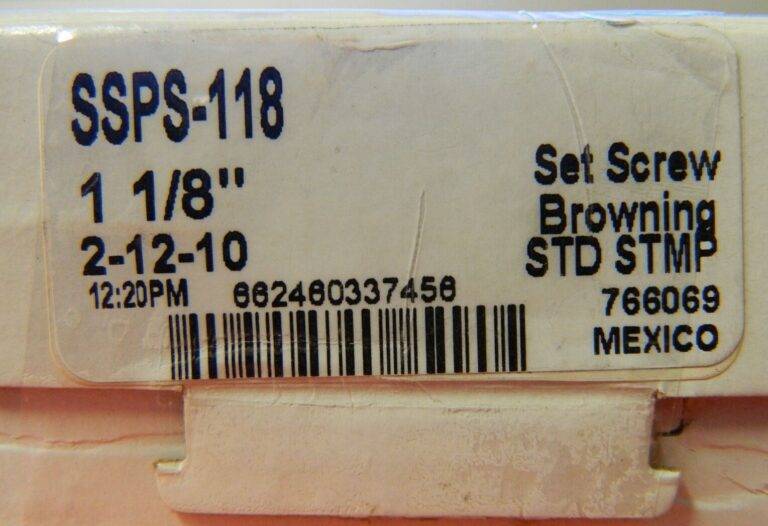 Browning Ssps-118 Pillow Block Ball Bearing 2 Bolt Eccentric Lock