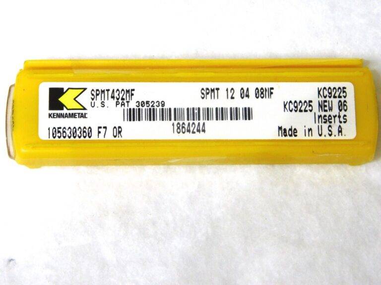 Kennametal Carbide Turning Inserts SPMT432MF Grade-KC9225 Box of 5 1864244 USA