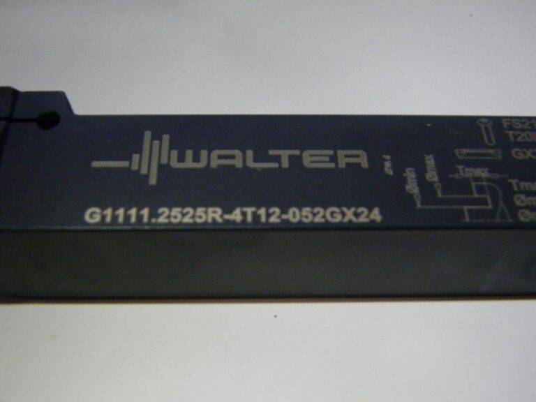 Walter 0.4724" Indexable Grooving Toolholder G1111.2525R-4T12-052GX24 5936158