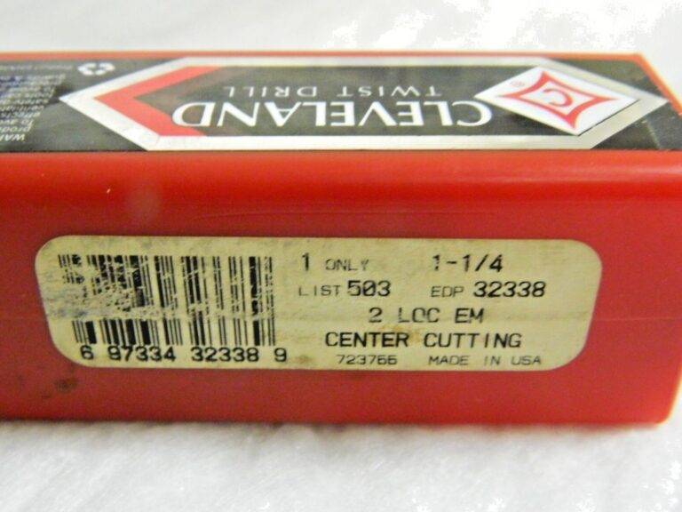 Cleveland Twist Drill Ball Nose End Mill 1-1/4" Cutting Diam x 2" LOC 5FL C32338