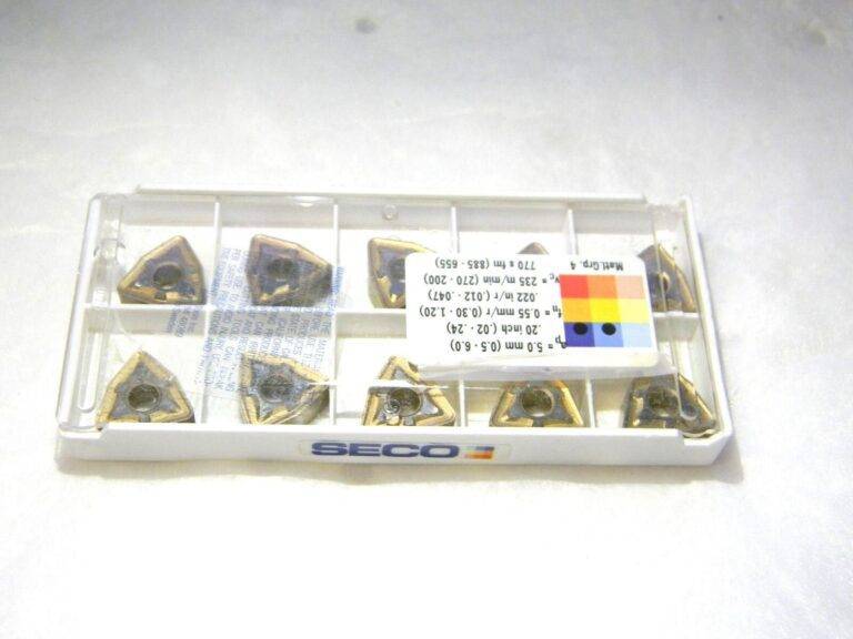 Seco Carbide Turning Inserts WNMG444-M5 WNMG080616-M5 Grade TP2000 Qty 10 38619