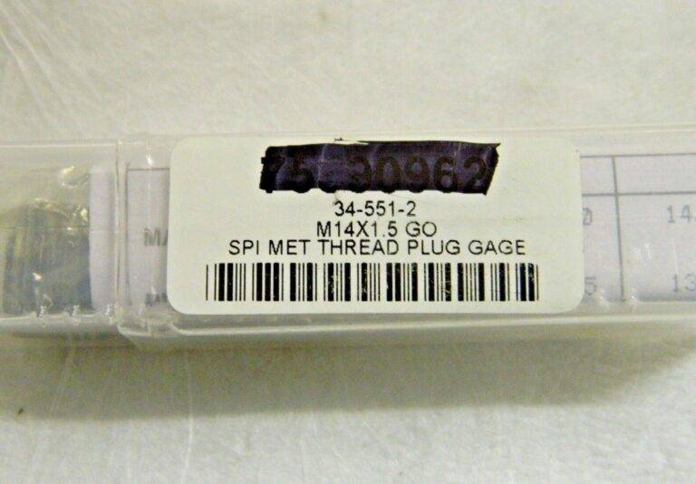 SPI Single End Plug Thread Go Gage M14x1.5 6H 34-551-2