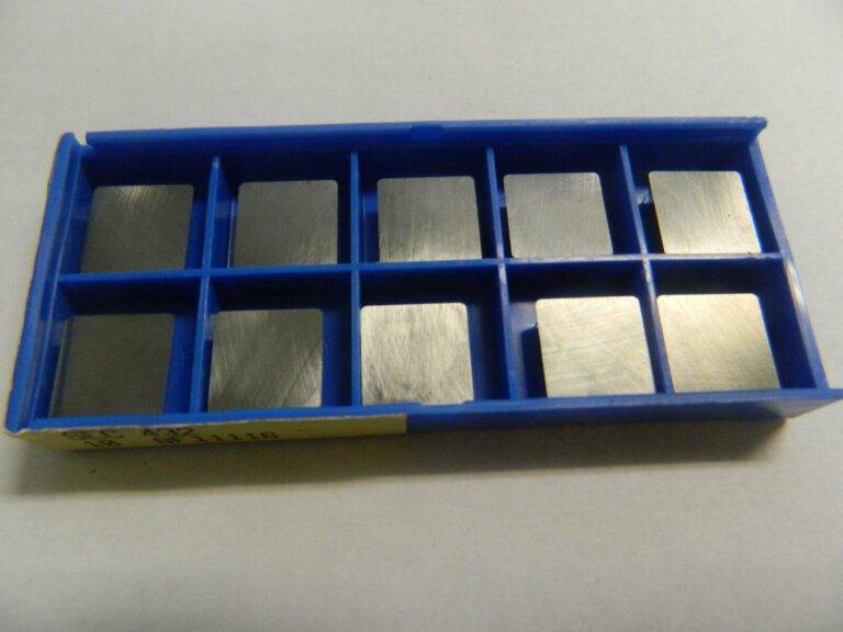 Korloy SEC432 C2, Square, Indexable Carbide Milling Insert Pack of 10 RL