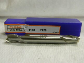 Cobalt Square End Mill Double End center cutting QTY 3 01874247