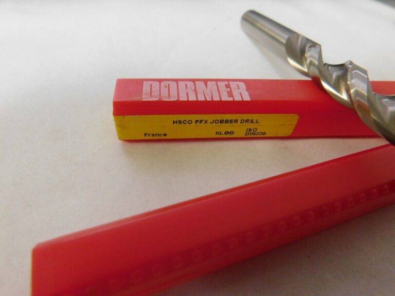 Dormer 9.5mm 130° Point Bright Finish Cobalt Jobber Drill QTY 2 0145685