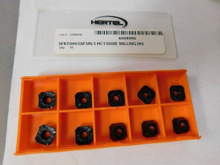 Hertel SFKT0903 L5 Grade HC1300M Carbide Milling Insert QTY 10 39254917