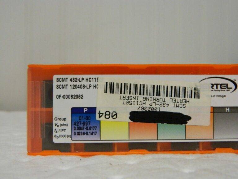 Hertel Carbide Turning Insert SCMT432 LP Grade HC1150T QTY 9 1002367